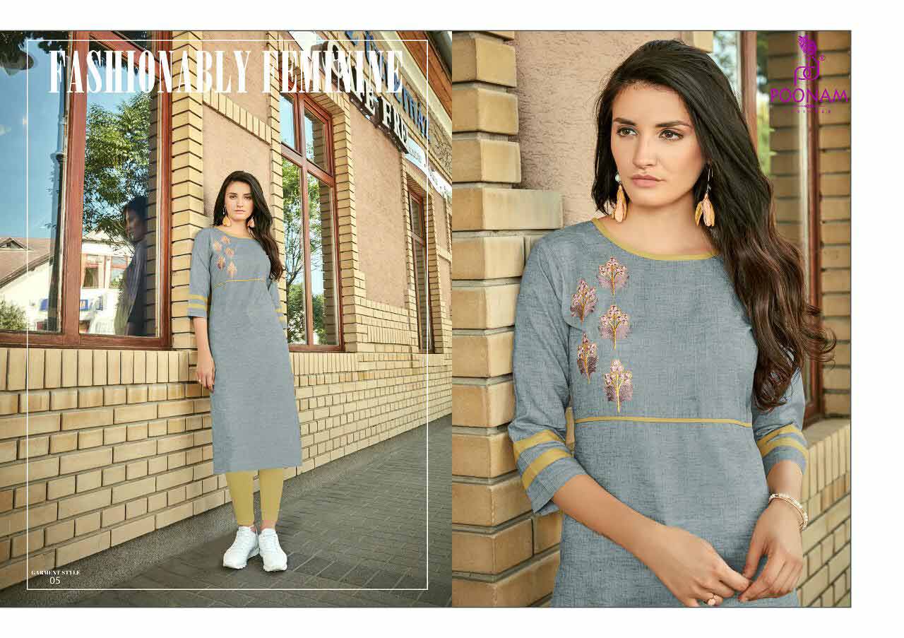 Poonam Designer Diva Nx Vol-2 Soft Cotton Kurti Poonam Designer Diva Nx Vol-2 Soft Cotton Kurti